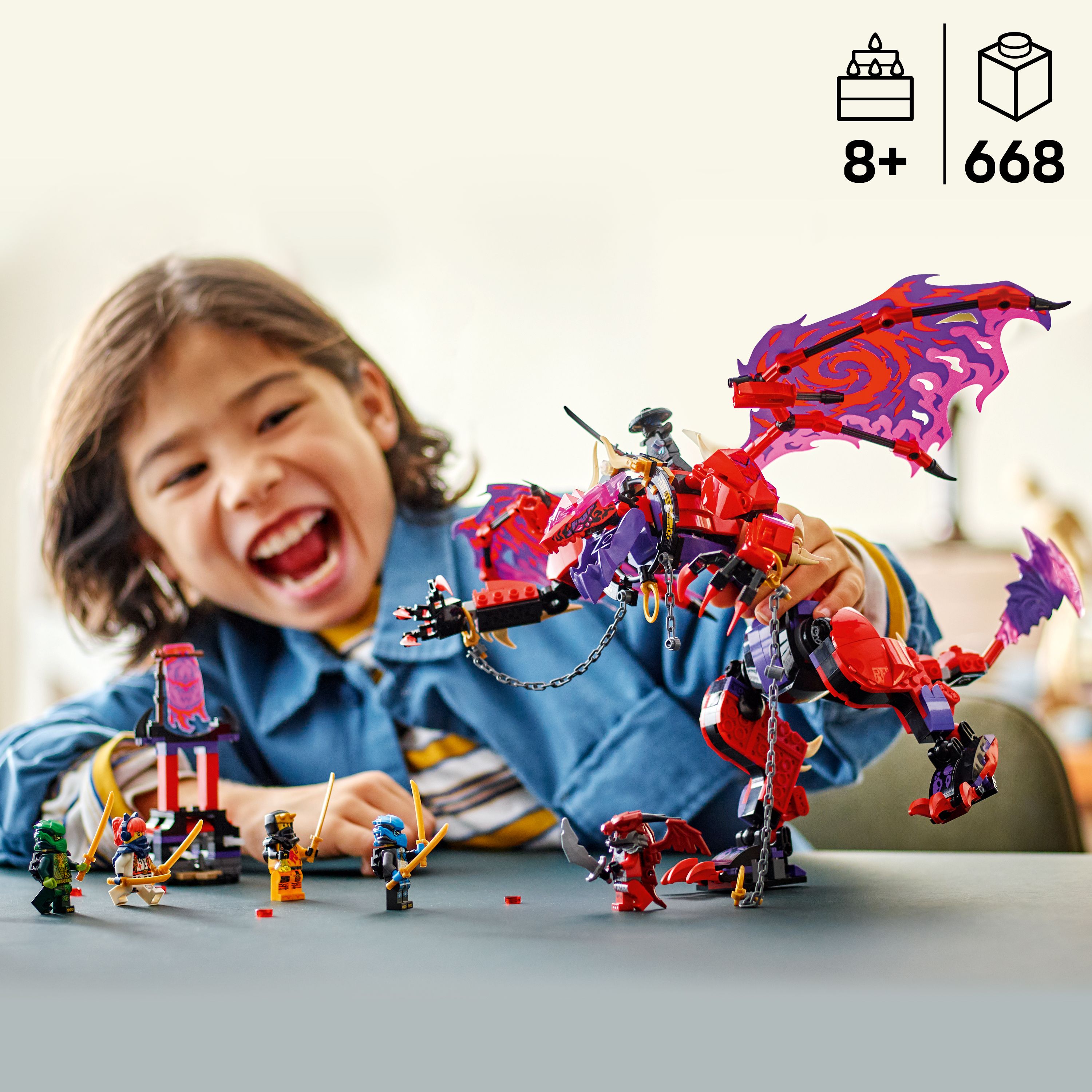 Конструктор Лего Ніндзяго Громовержець Дракон Хаосу Lego Ninjago 71832