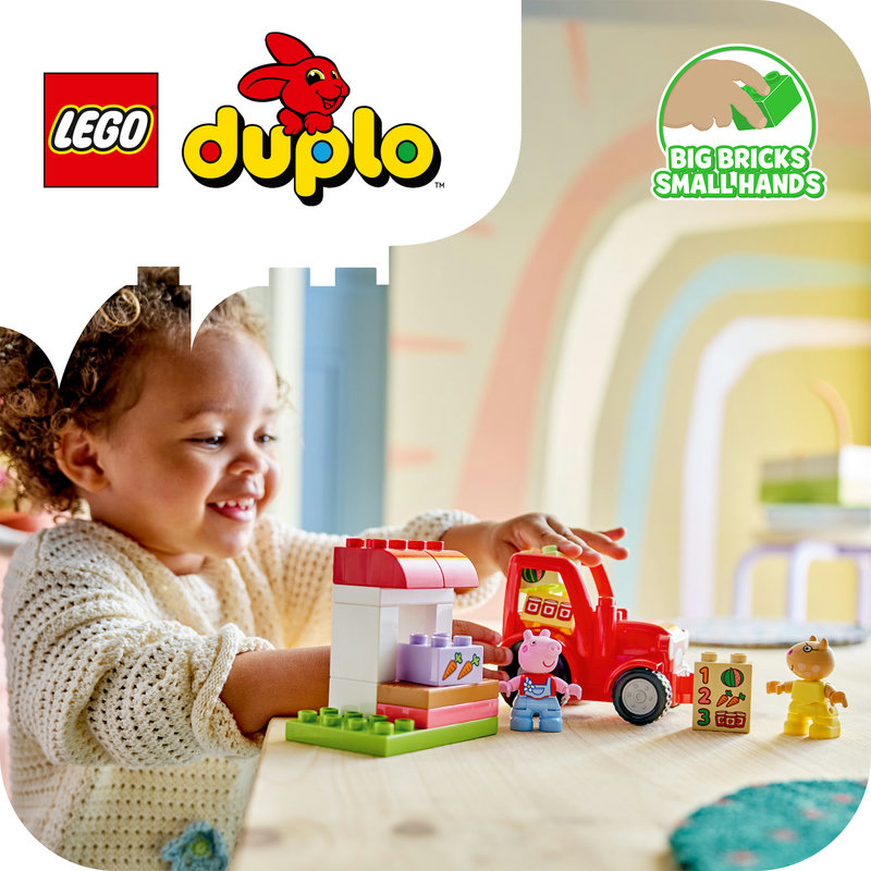 LEGO 10468 DUPLO Motorräder-Werkstatt Spielszene