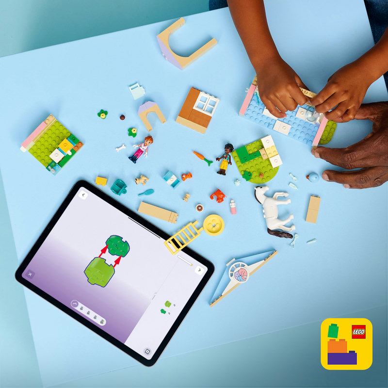 Включва интерактивни 3D инструкции за конструиране