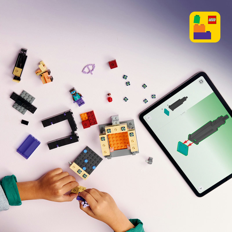 Включва интерактивни 3D инструкции за конструиране