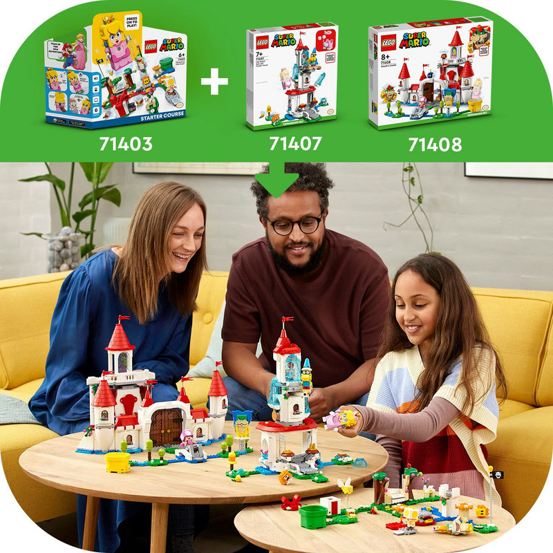 Dera su kitais LEGO® Super Mario™ rinkiniais
