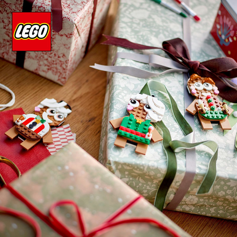 Bouw unieke LEGO® kerstversieringen