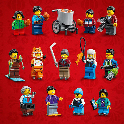 13 LEGO® minifiguren