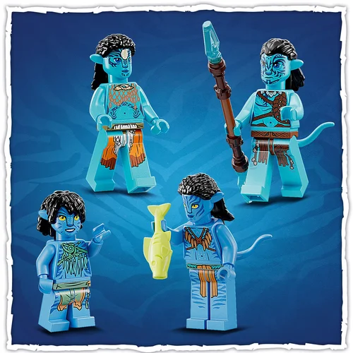 Cztery postacie z filmu Avatar