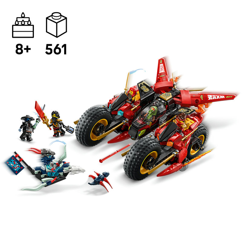 LEGO 71844 Ninja-Minifiguren im Einsatz