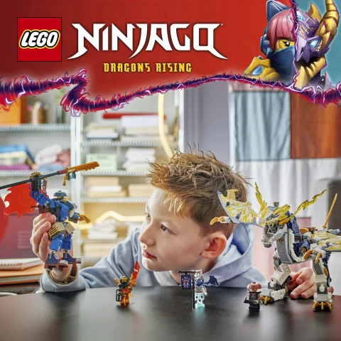 LEGO® NINJAGO® sárkányos és robotos szett