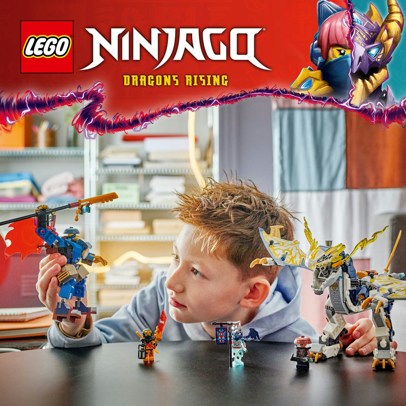 LEGO® NINJAGO® sárkányos és robotos szett