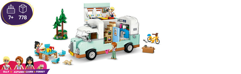 LEGO 42663 Campingszene mit Lagerfeuer