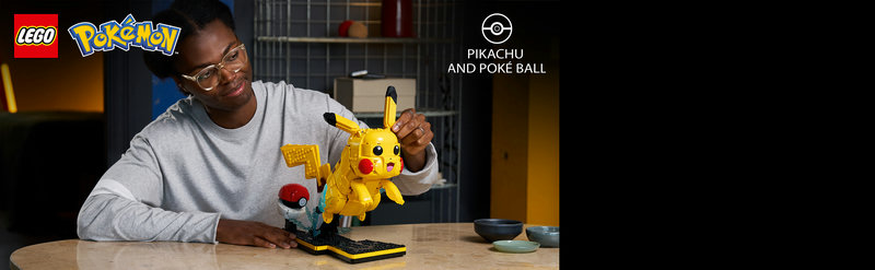 LEGO 72152 Pikachu und Pokéball Pokémon Set Gesamtansicht