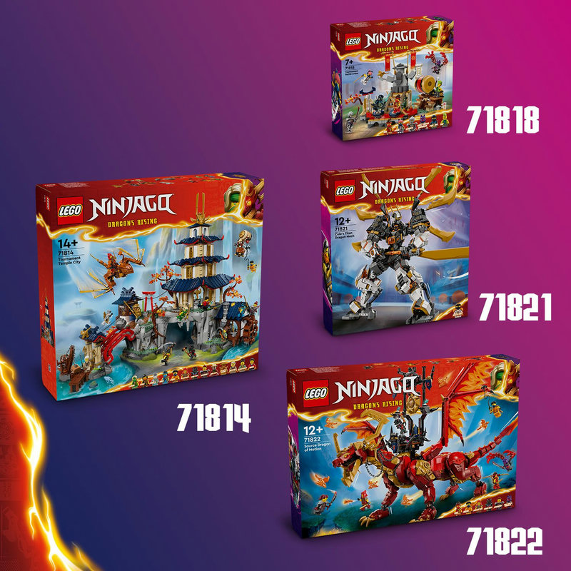 Meer LEGO® NINJAGO® sets om te verzamelen