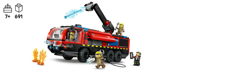 LEGO 60499 Flughafenlöschfahrzeug im Einsatz