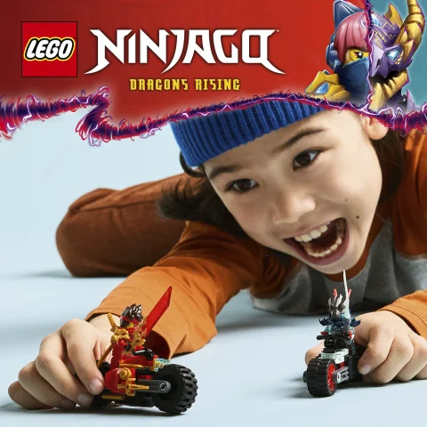 LEGO® NINJAGO® motorkerékpáros játékkészlet