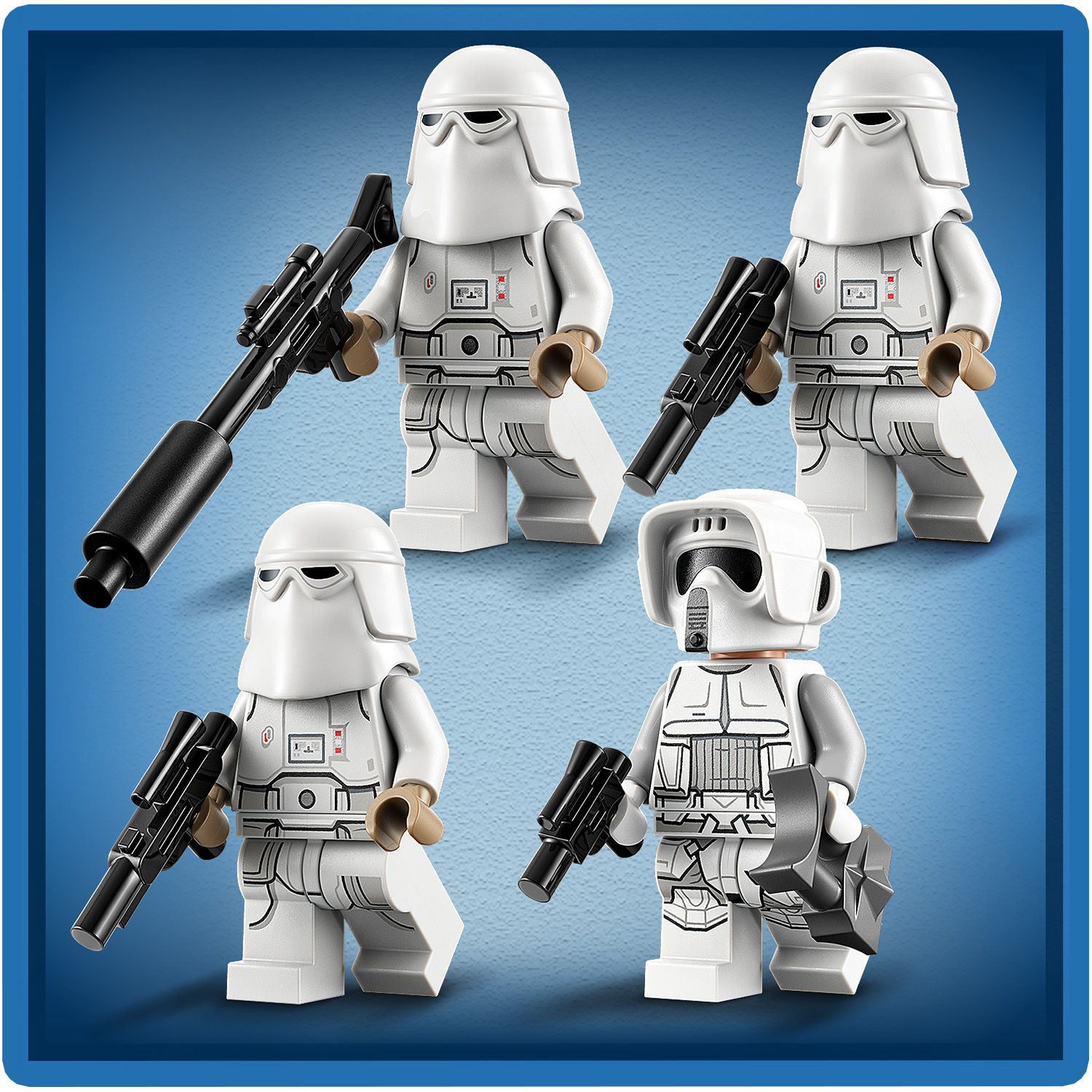 Neli LEGO® minifiguuri