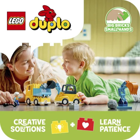 Versatile construction truck toys for toddlers