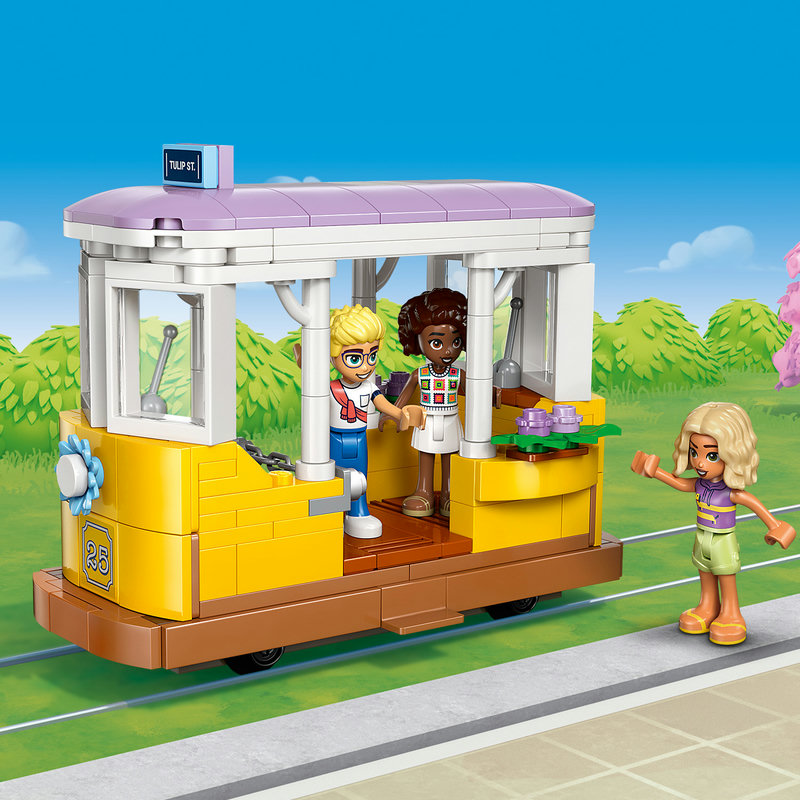 LEGO 42671 Lifestyle-Bild mit Pflanzencafé und Blumenkiosk