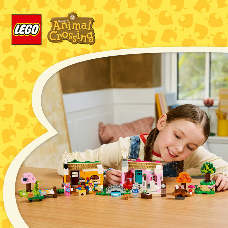 LEGO 77057 Häuser Detailansicht mit Dekorationen