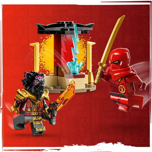 LEGO® Konstruktionsspielsteine »Verfolgungsjagd mit Kais Flitzer und Ras'  Motorrad (71789)«, (103 St.), LEGO® NINJAGO; Made in Europe bei