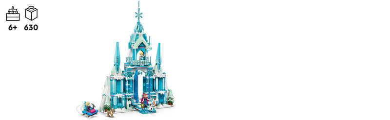 LEGO 43244 Elsas Winterpalast Spielszene