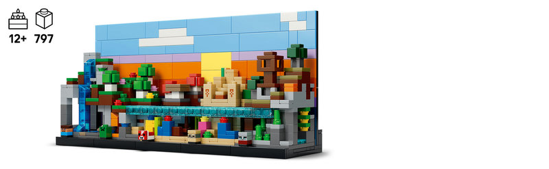 LEGO 21589 Mini-Biome Spielszene