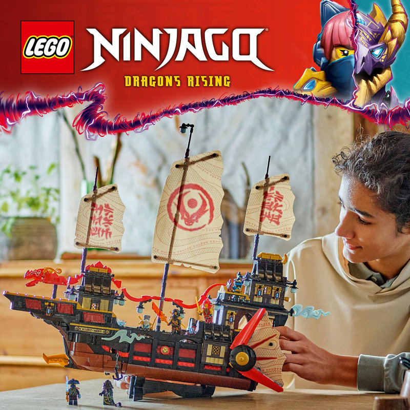 Látványos LEGO® NINJAGO® hajómodell