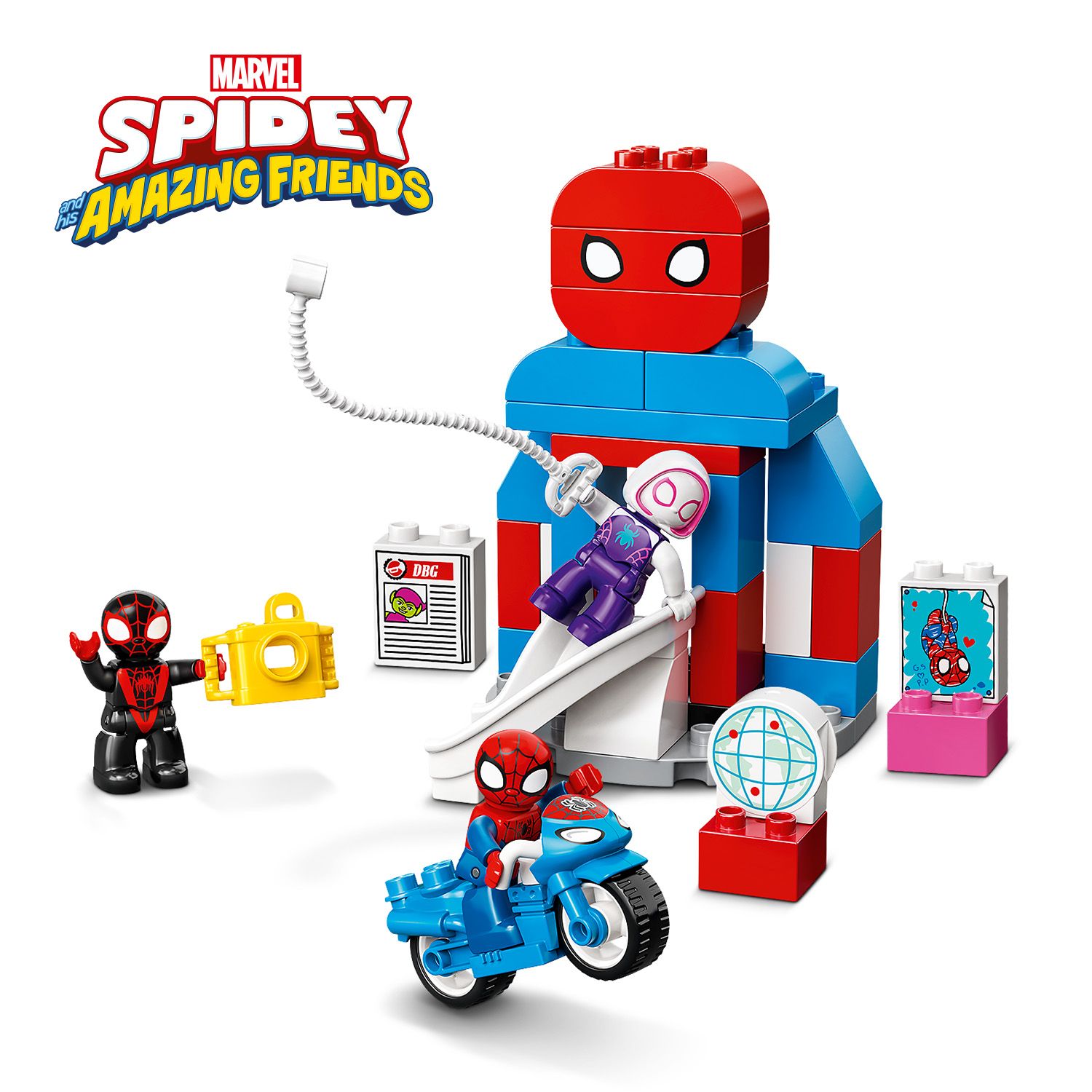 Toddler-friendly Spider-Man playset