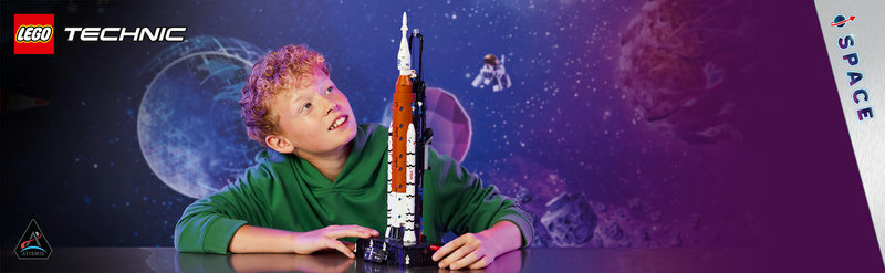 LEGO 42221 Technic NASA Artemis SLS-Schwerlastrakete Produktbild