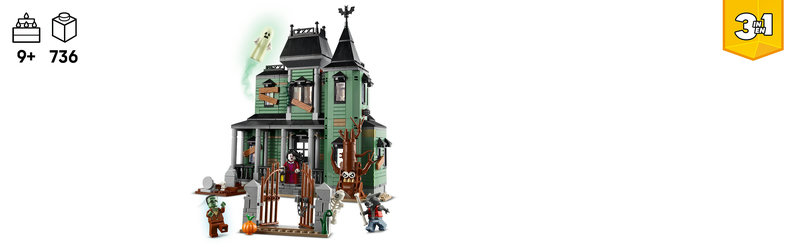 LEGO-Set 31167 – Geisterschiff-Modell mit gespenstischer Crew auf hoher See