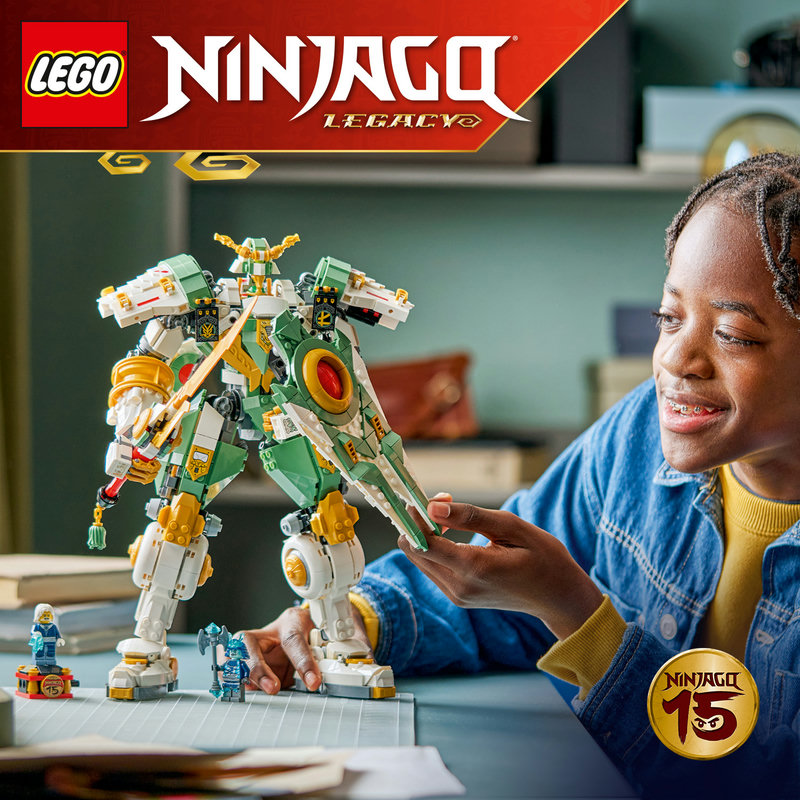 LEGO 71860 Lloyds Titan-Mech in Kampfhaltung