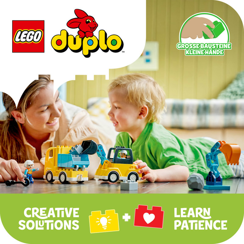 LEGO 10475 DUPLO Baufahrzeuge Detailansicht