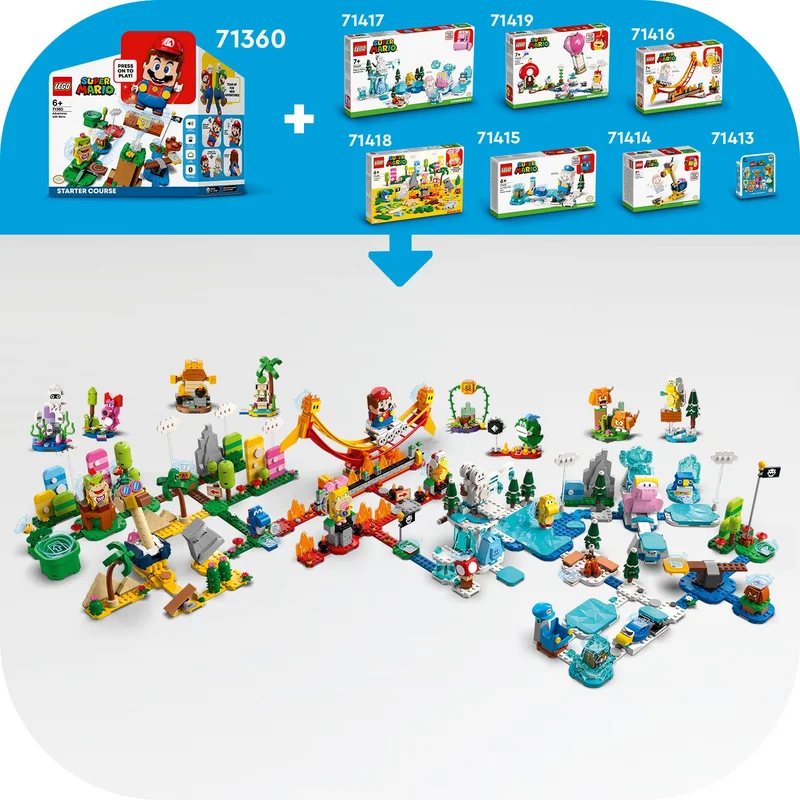 Łącz z innymi zestawami LEGO® Super Mario™