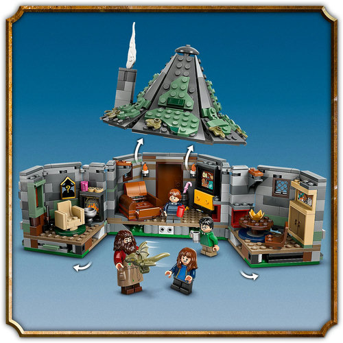Hagrids huisje van LEGO® stenen