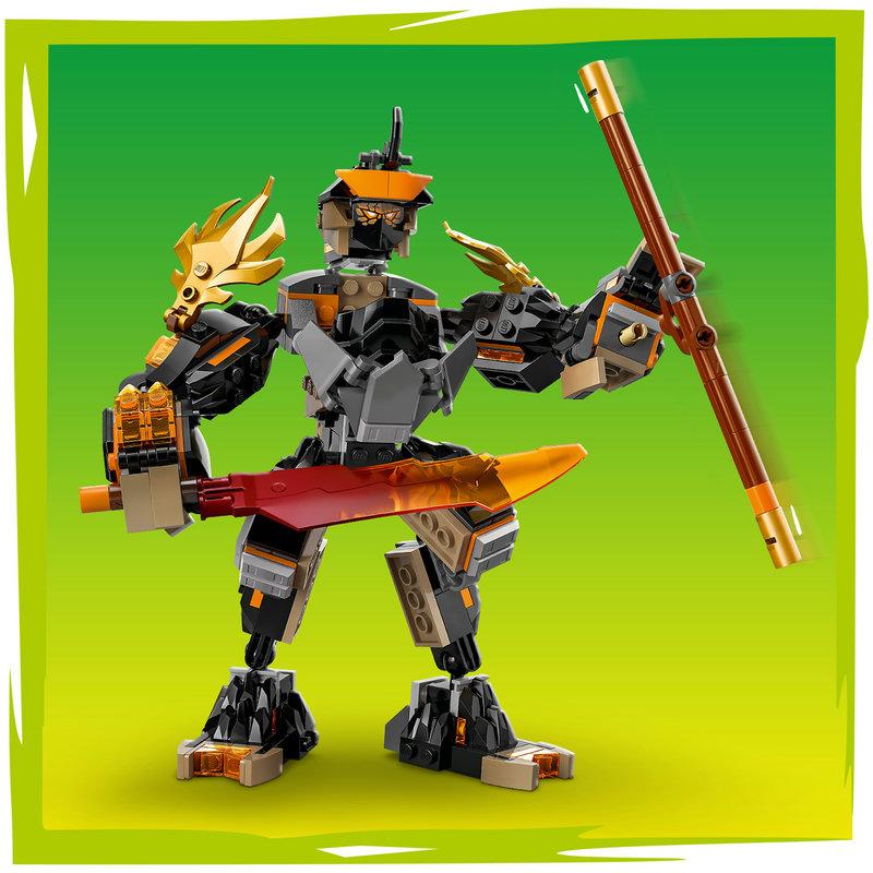 LEGO 71854 Action-Mech und Drachen-Zane zusammen