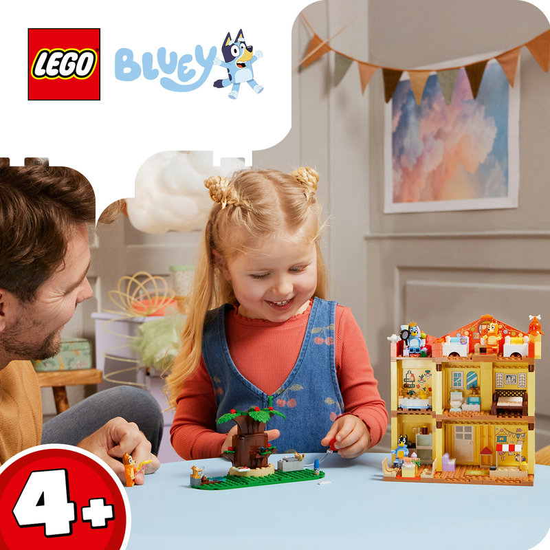 LEGO 11203 Bluey Haus Detailansicht der Räume