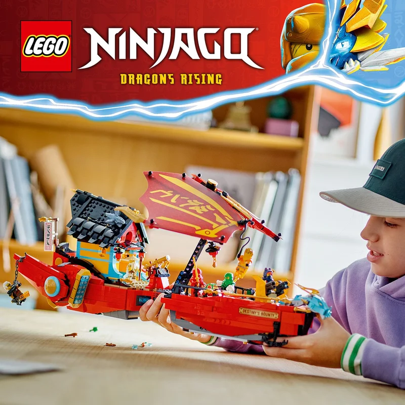 Actionreiches NINJAGO® Spielset zum Abheben