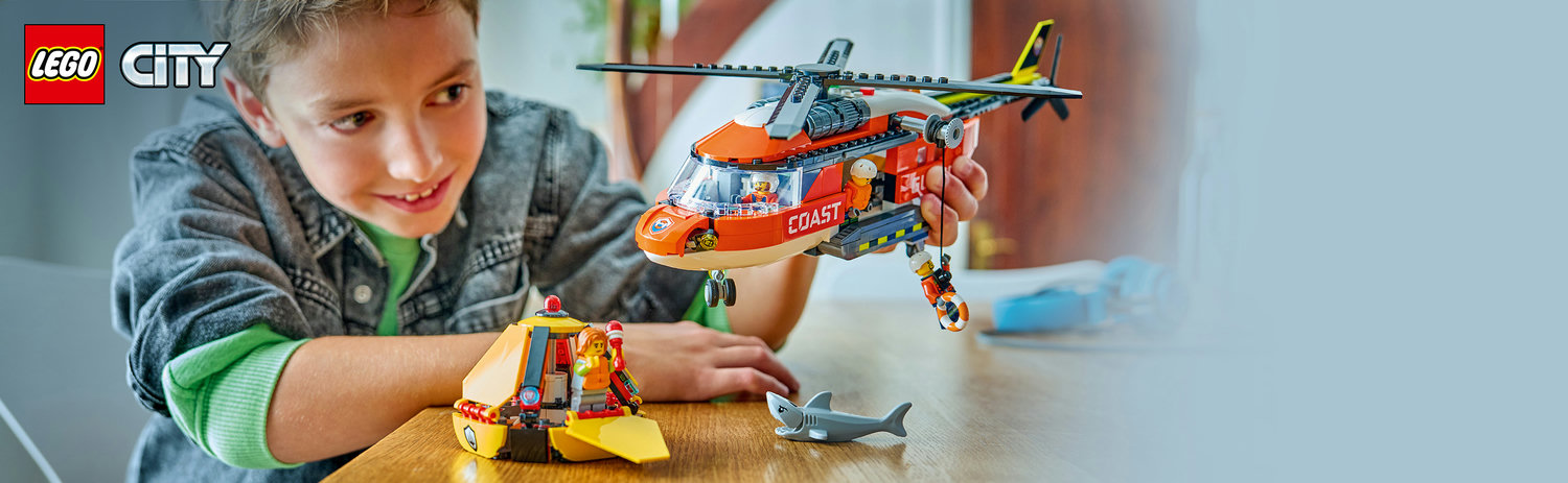 LEGO 60503 Hubschrauber der Küstenwache - Gesamtansicht