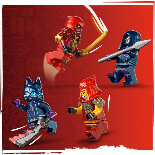 4 NINJAGO® minifiguren