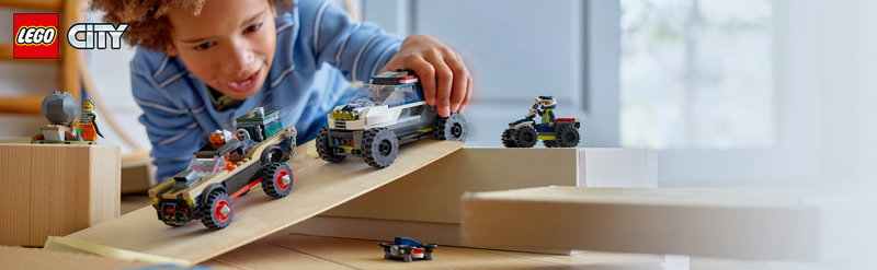 LEGO 60449 Verfolgungsjagd im Polizeigeländewagen - Gesamtansicht