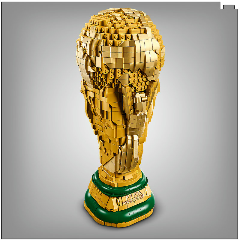 LEGO 43020 FIFA Pokal Seitenansicht
