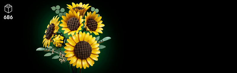 LEGO 11502 Sonnenblumen Nahaufnahme der Blüte