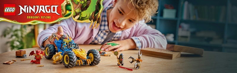 LEGO 71856 NINJAGO Jays Transformationsflitzer Produktbild