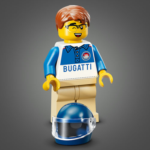 1 minifiguur van een bestuurder