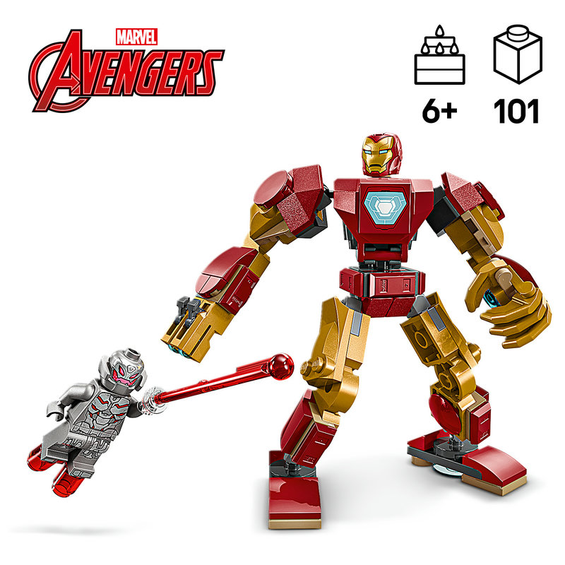 LEGO 76307 Iron Man Mech Spielszene 2