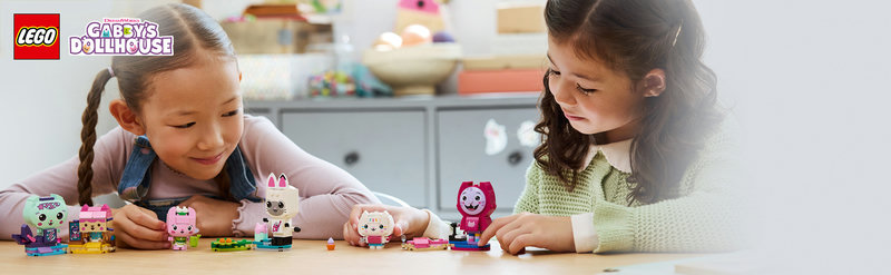 LEGO 11215 Gabbys Katzenfreunde Produktbild mit allen sechs Figuren