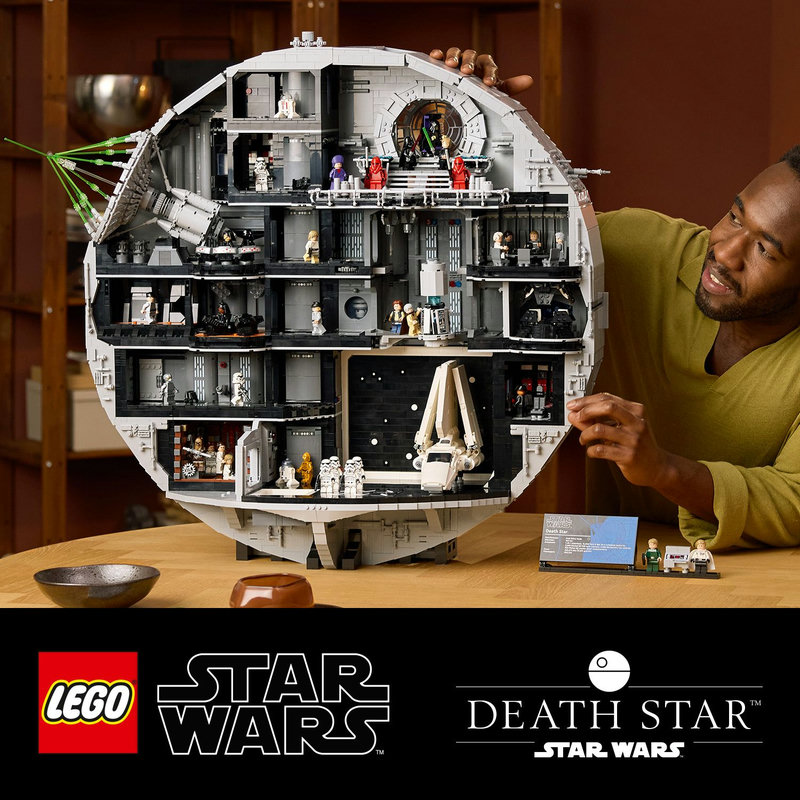 De ultieme Star Wars™ Death Star van stenen