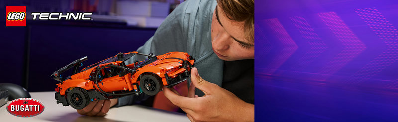 LEGO 42222 Technic Bugatti Chiron Pur Sport Hypercar Produktbild