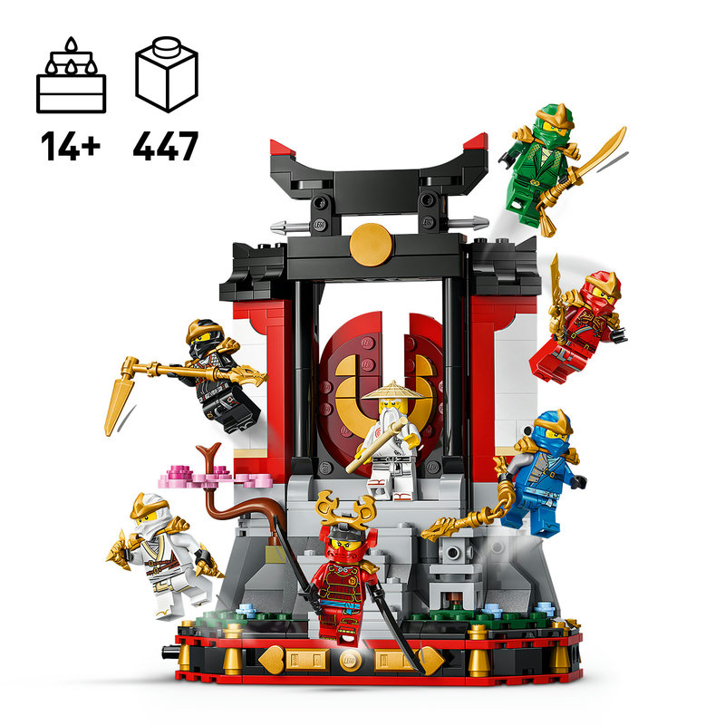 LEGO 71866 Detailansicht des Kloster-Ständers