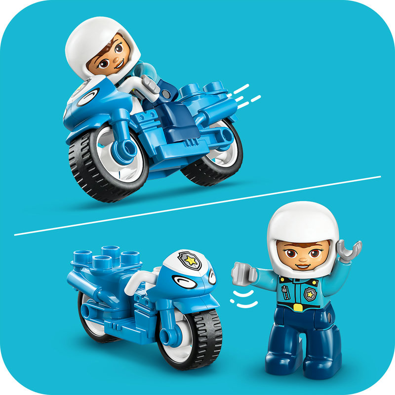 LEGO 10471 DUPLO Polizeimotorrad Übersicht