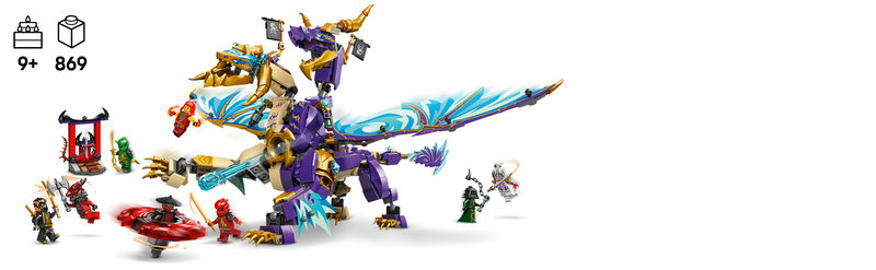 LEGO 71836 Drache Detailansicht Kopf