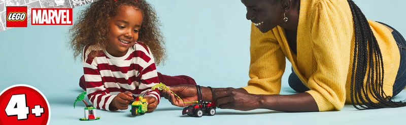 LEGO 11198 Marvel Spidey Dino-Flitzer mit Stegosaurus-Auto und Dilophosaurus-Motorrad