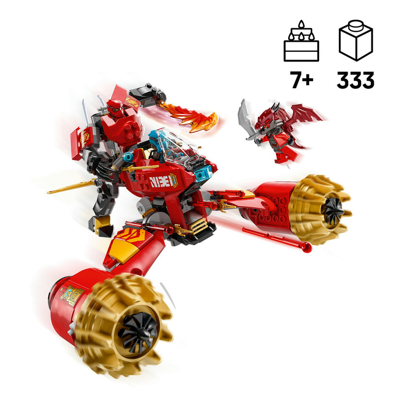 LEGO 71830 Kai-Minifigur im Cockpit